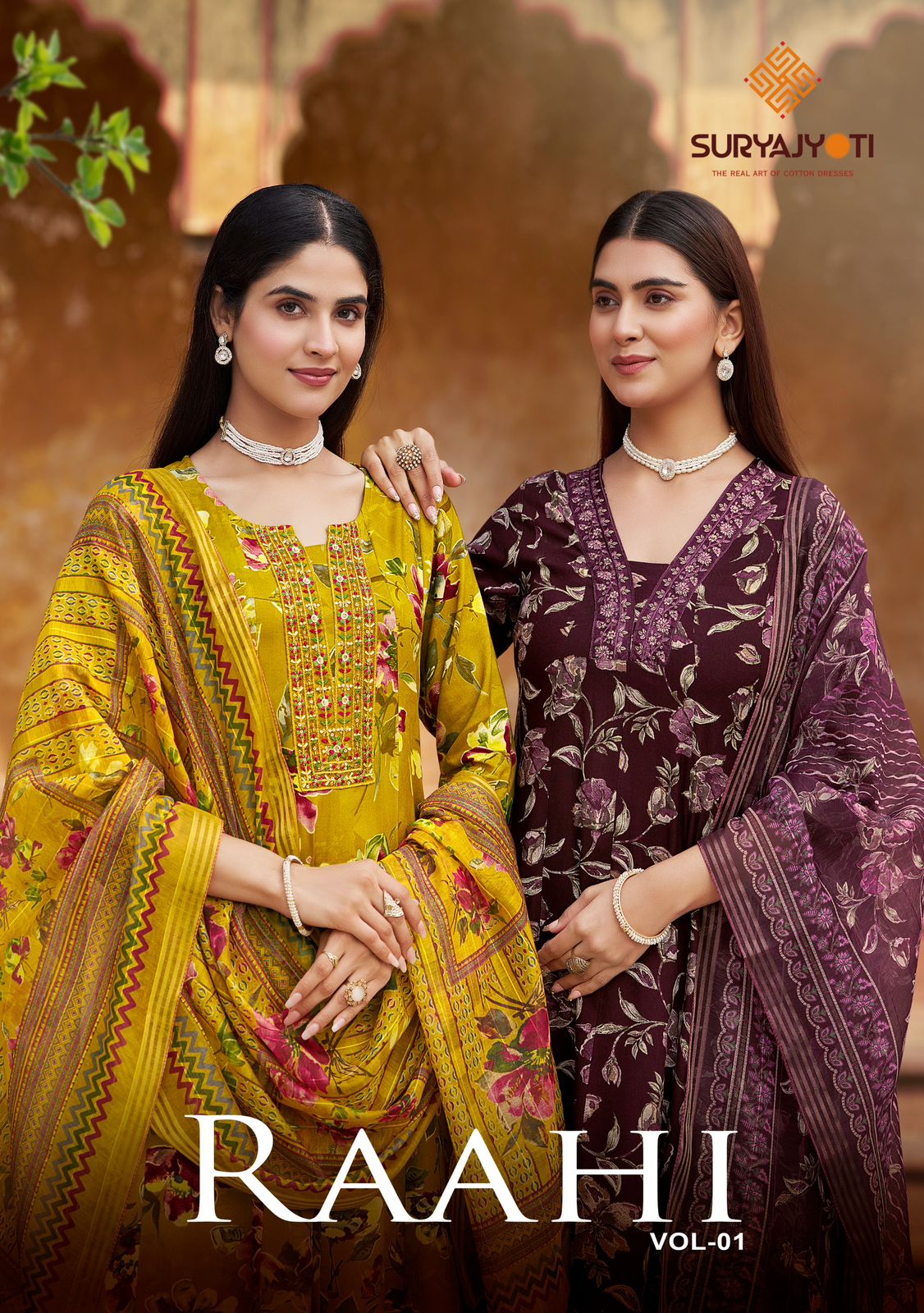 Raahi Vol 1 Suryajyoti Rayon Readymade Anarkali Suits Manufacturer