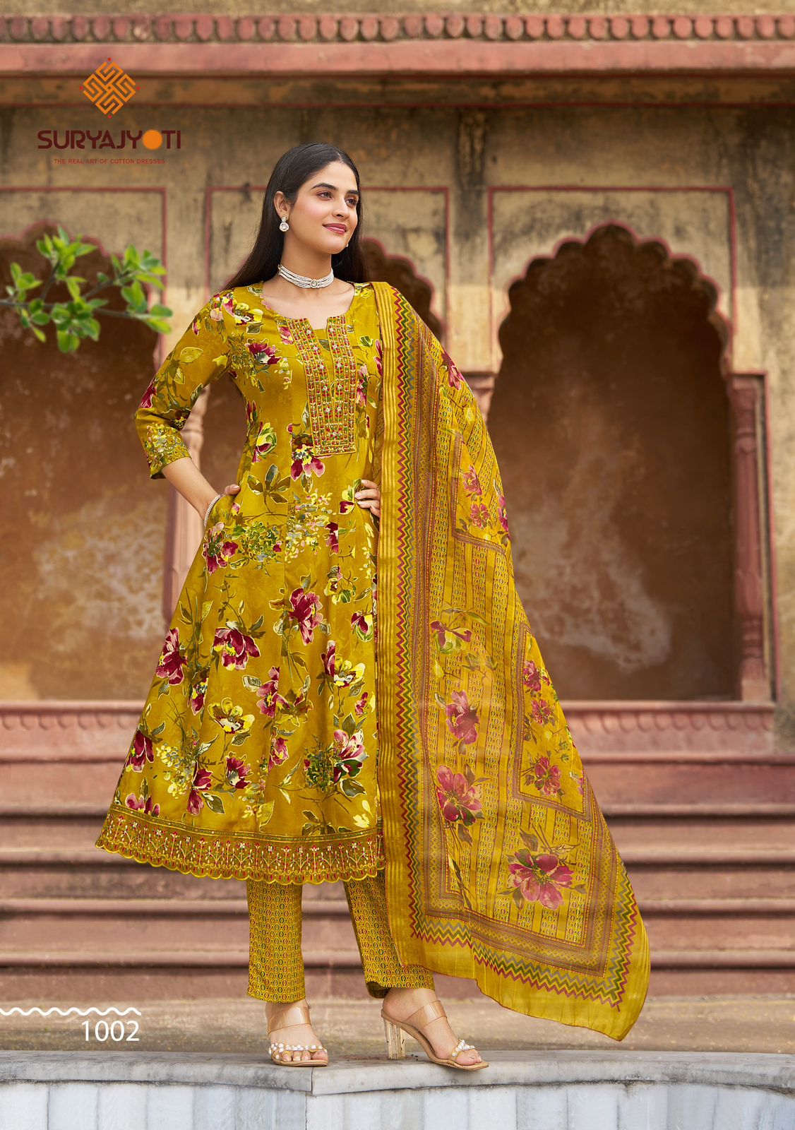 Raahi Vol 1 Suryajyoti Rayon Readymade Anarkali Suits Manufacturer