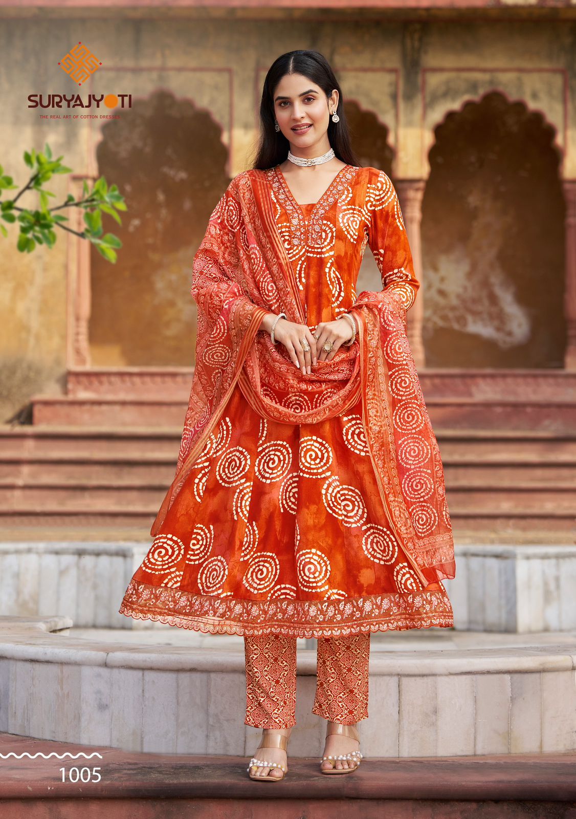 Raahi Vol 1 Suryajyoti Rayon Readymade Anarkali Suits Manufacturer