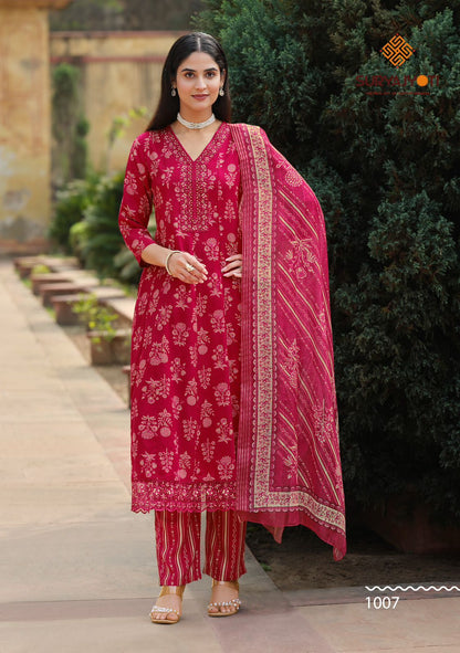 Raahi Vol 1 Suryajyoti Rayon Readymade Anarkali Suits Manufacturer