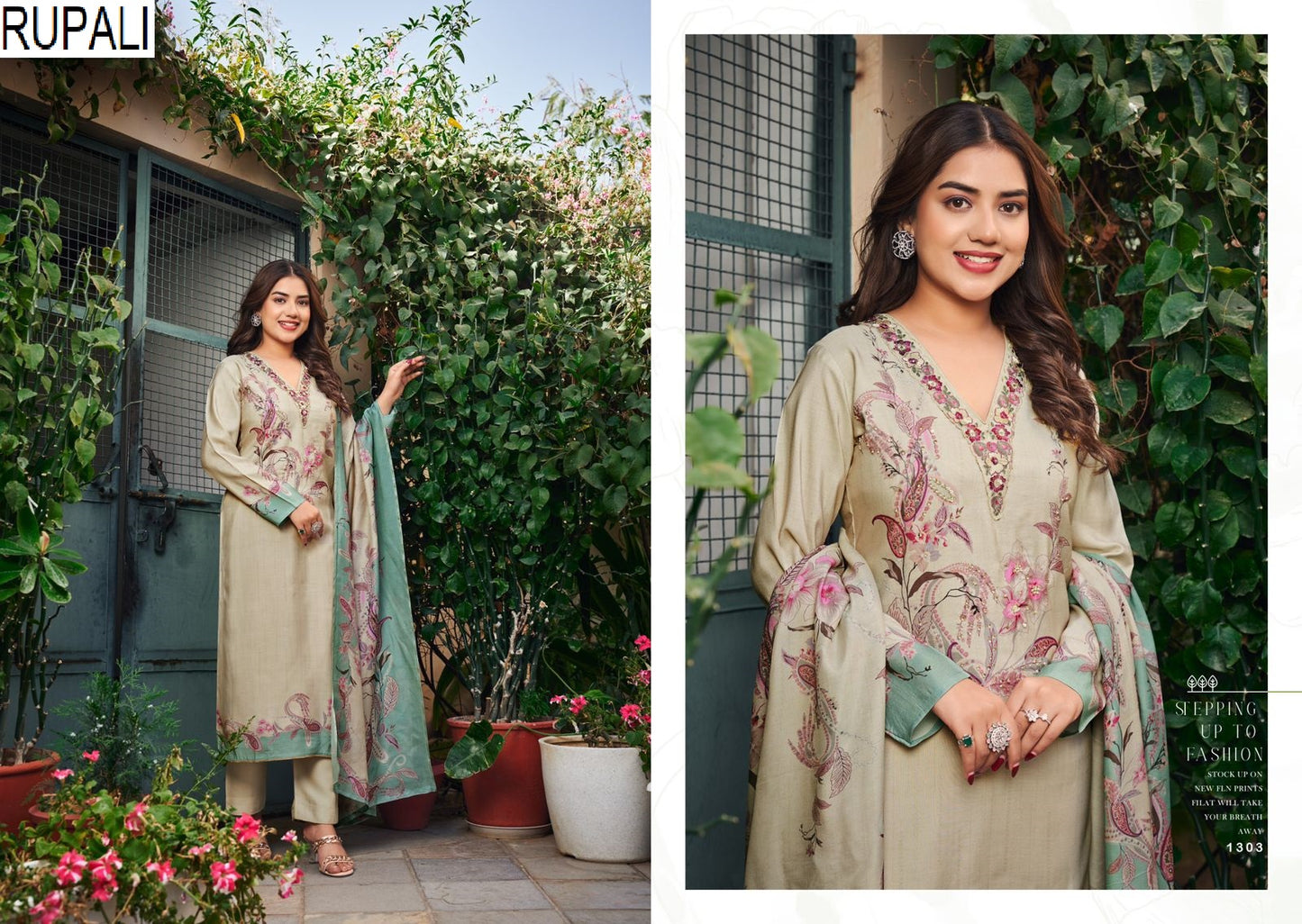 Raahi Vol 2 Rupali Pant Style Suits Exporter Gujarat