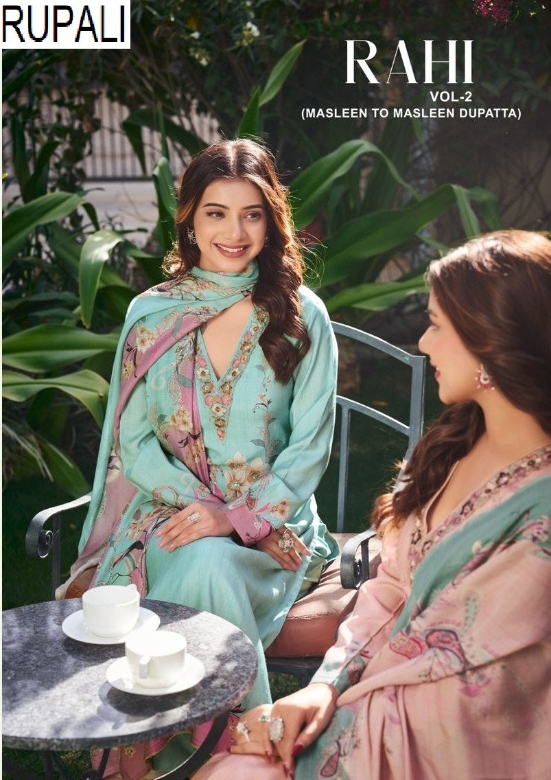 Raahi Vol 2 Rupali Pant Style Suits Exporter Gujarat