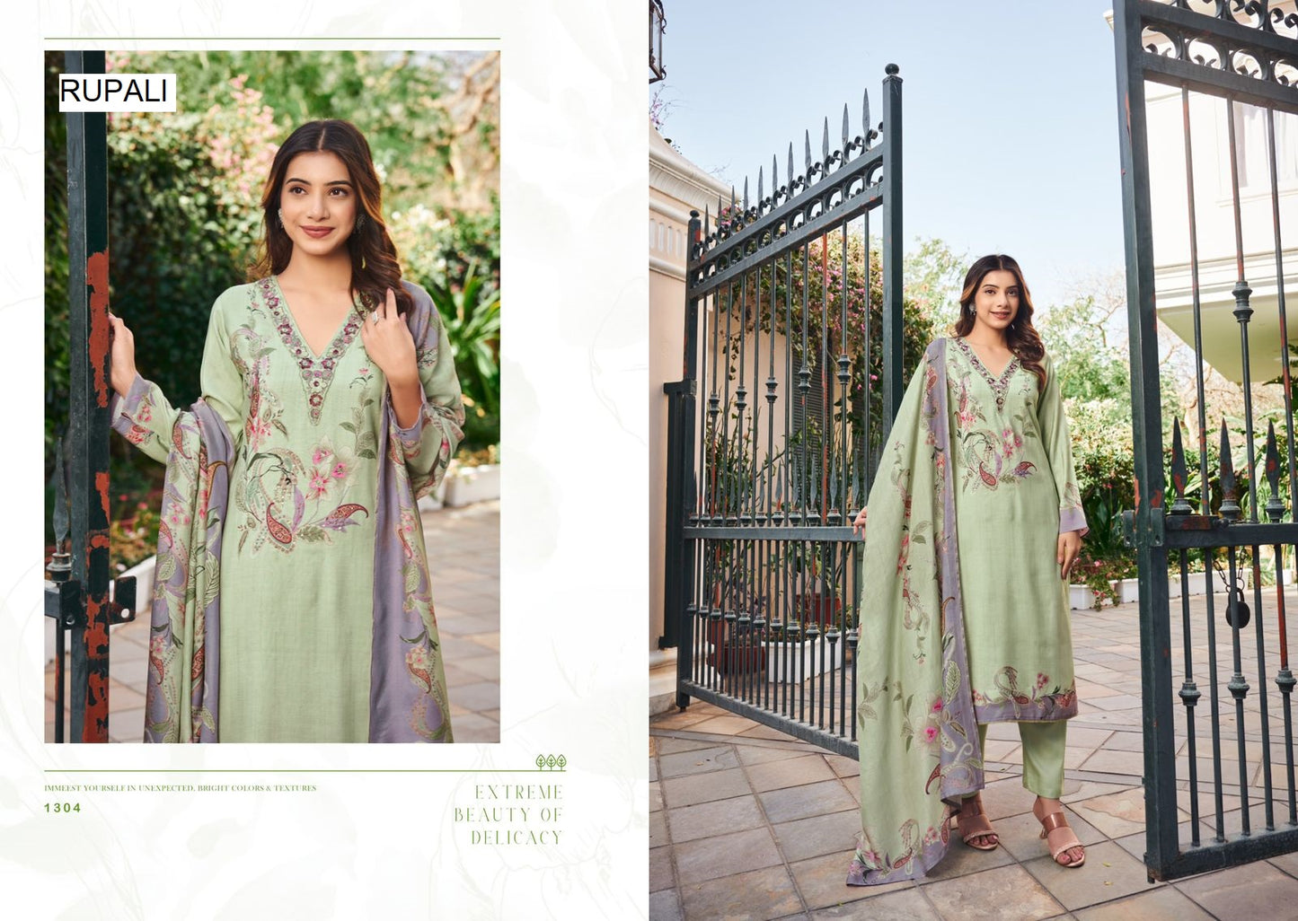 Raahi Vol 2 Rupali Pant Style Suits Exporter Gujarat