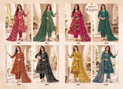 Raahi Vol 2 Suryajyoti Rayon Readymade Anarkali Suits Exporter Ahmedabad
