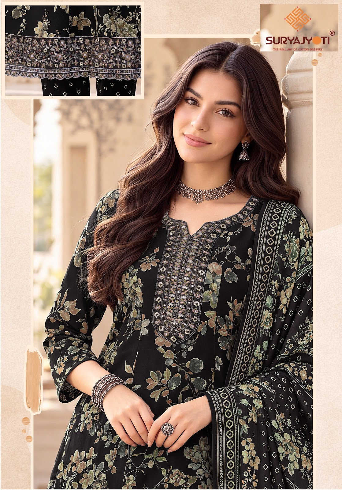 Raahi Vol 2 Suryajyoti Rayon Readymade Anarkali Suits Exporter Ahmedabad