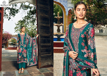 Raahi Vol 4 Rupali Muslin Pant Style Suits Wholesale Rate