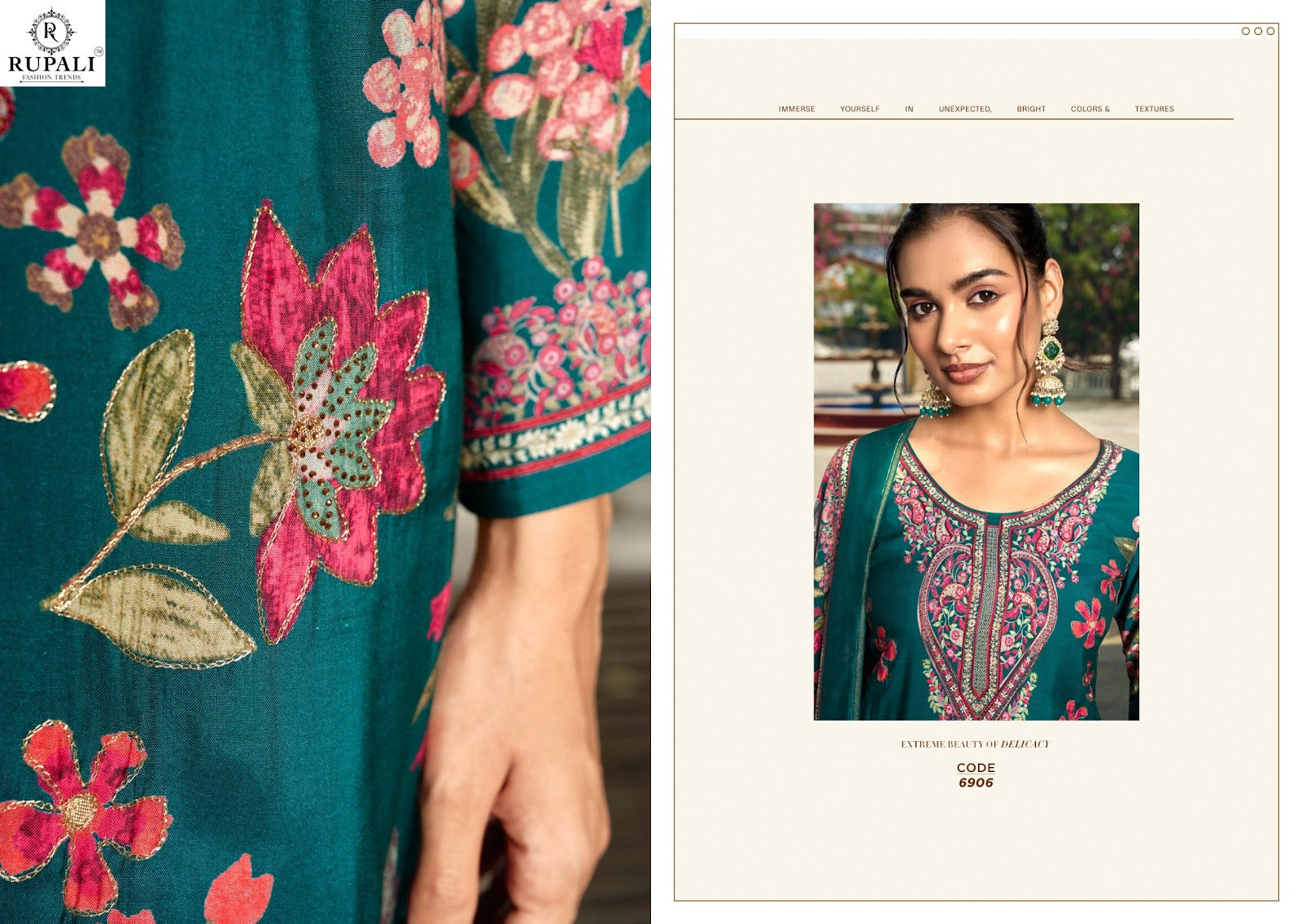 Raahi Vol 4 Rupali Muslin Pant Style Suits Wholesale Rate