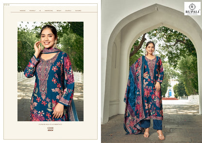 Raahi Vol 4 Rupali Muslin Pant Style Suits Wholesale Rate