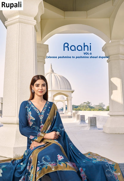 Raahi Vol 6 Rupali Pashmina Suits Exporter Gujarat