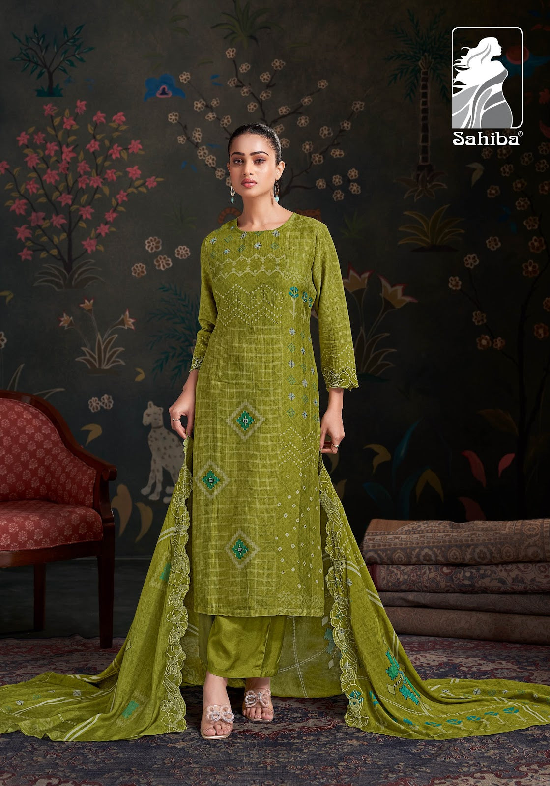 Raahil Sahiba Shimmer Pant Style Suits Wholesaler Ahmedabad