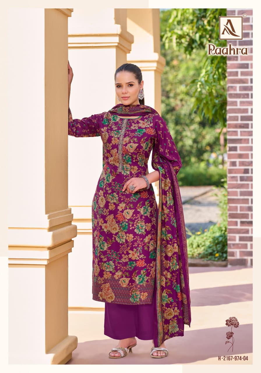 Raahra Alok Premium Viscose Pashmina Suits Wholesaler Ahmedabad