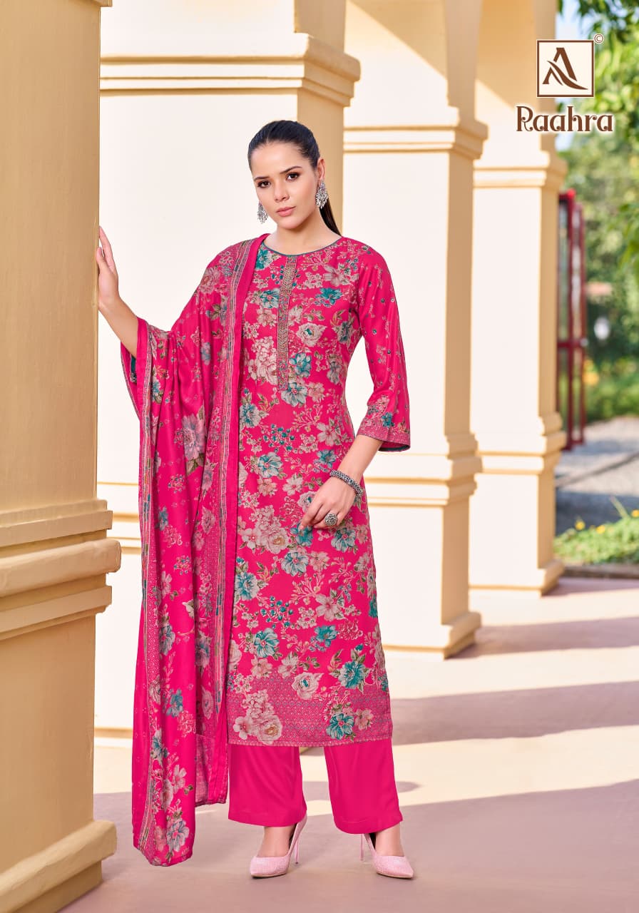Raahra Alok Premium Viscose Pashmina Suits Wholesaler Ahmedabad