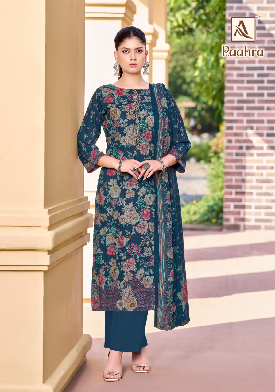 Raahra Alok Premium Viscose Pashmina Suits Wholesaler Ahmedabad