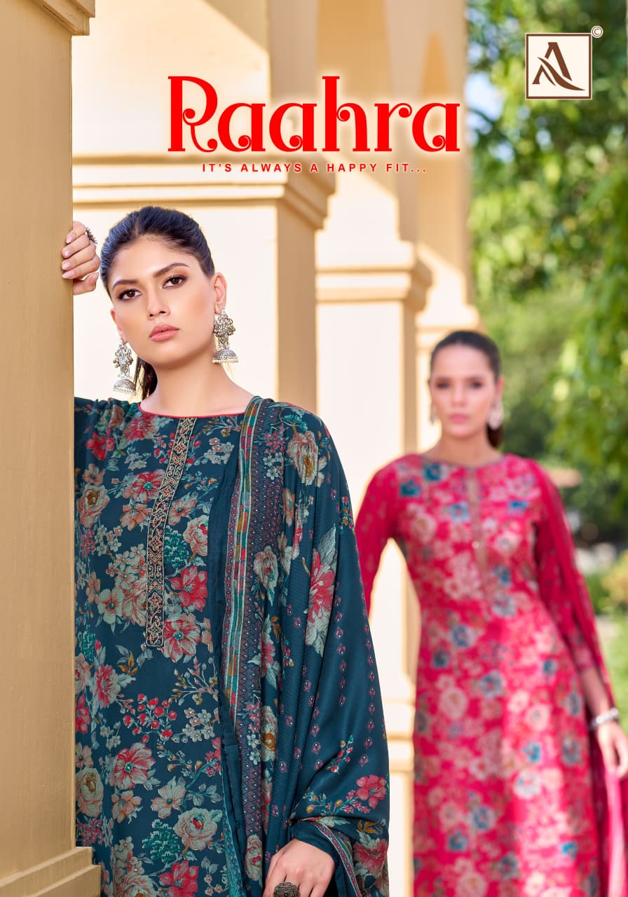 Raahra Alok Premium Viscose Pashmina Suits Wholesaler Ahmedabad