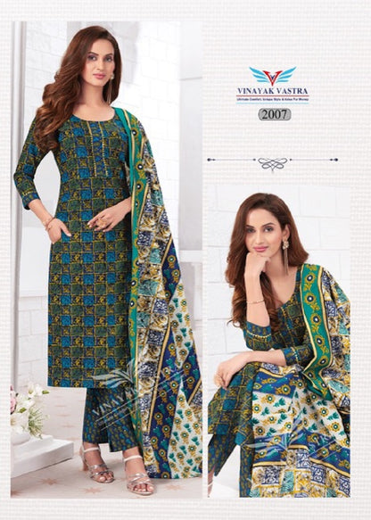 Raaj Kanya Vol 1 Vinayak Vastra Cotton Dress Material Manufacturer Gujarat