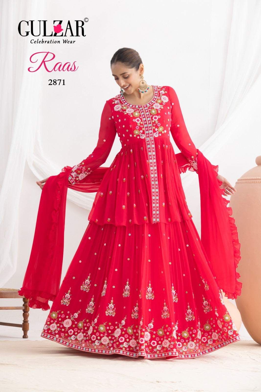 Raas Gulzar Georgette Readymade Suits Wholesale Price