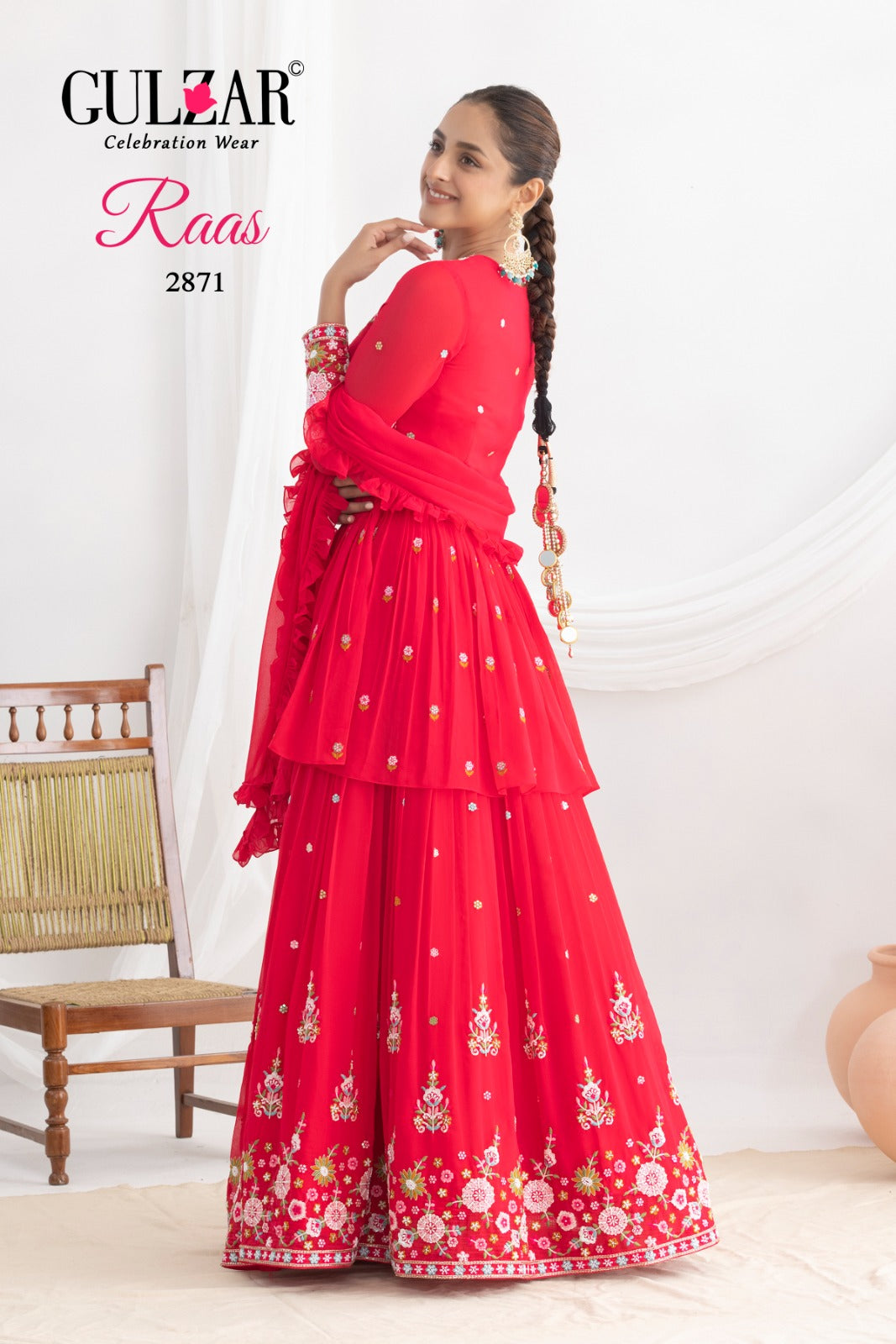 Raas Gulzar Georgette Readymade Suits Wholesale Price