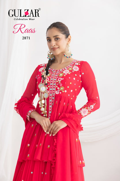 Raas Gulzar Georgette Readymade Suits Wholesale Price