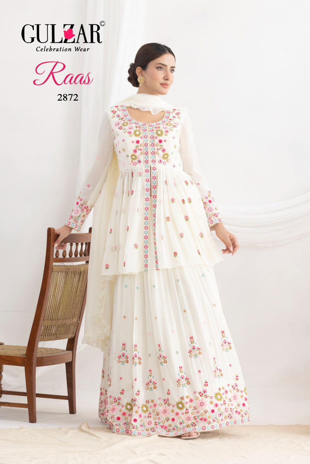 Raas Gulzar Georgette Readymade Suits Wholesale Price