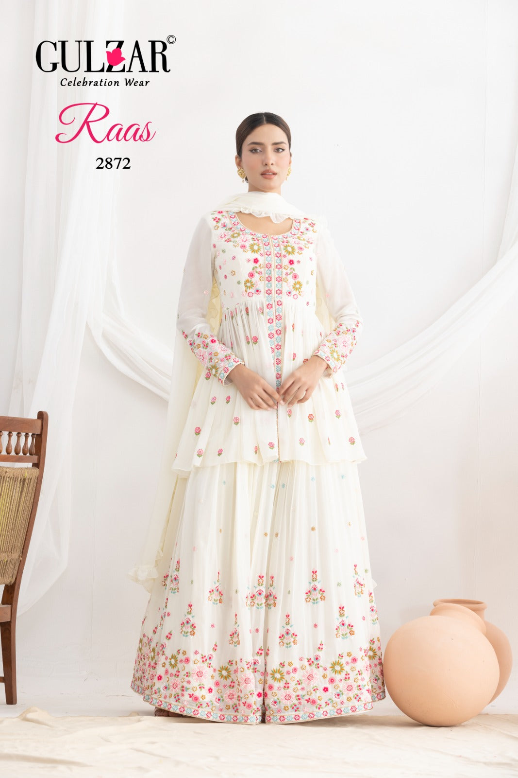 Raas Gulzar Georgette Readymade Suits Wholesale Price