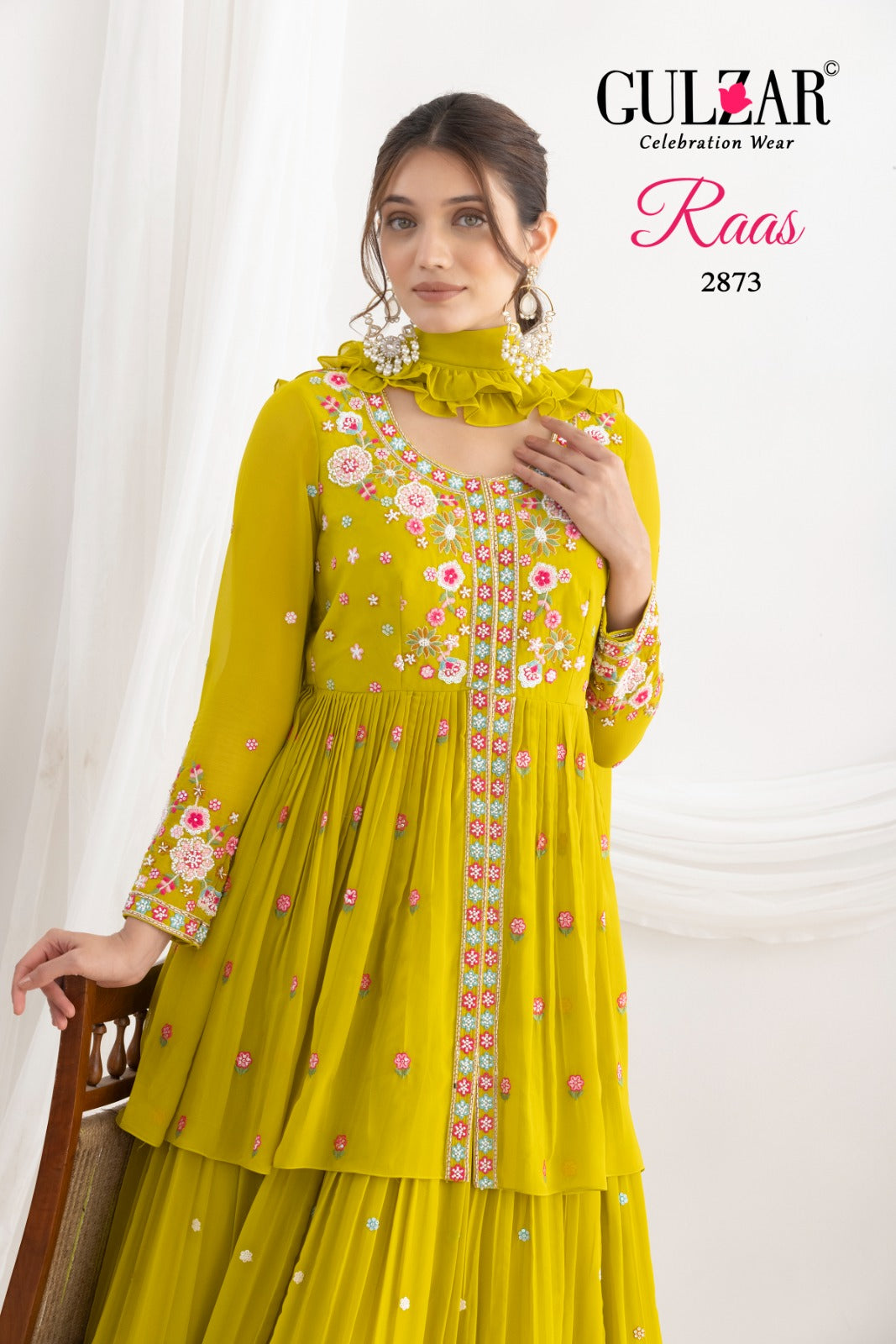 Raas Gulzar Georgette Readymade Suits Wholesale Price