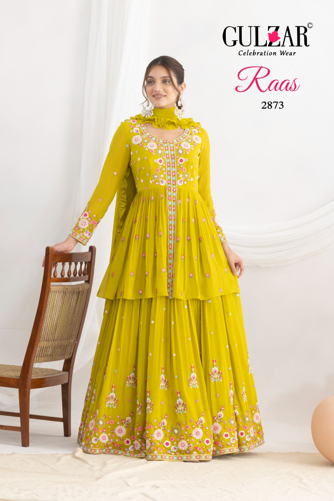 Raas Gulzar Georgette Readymade Suits Wholesale Price