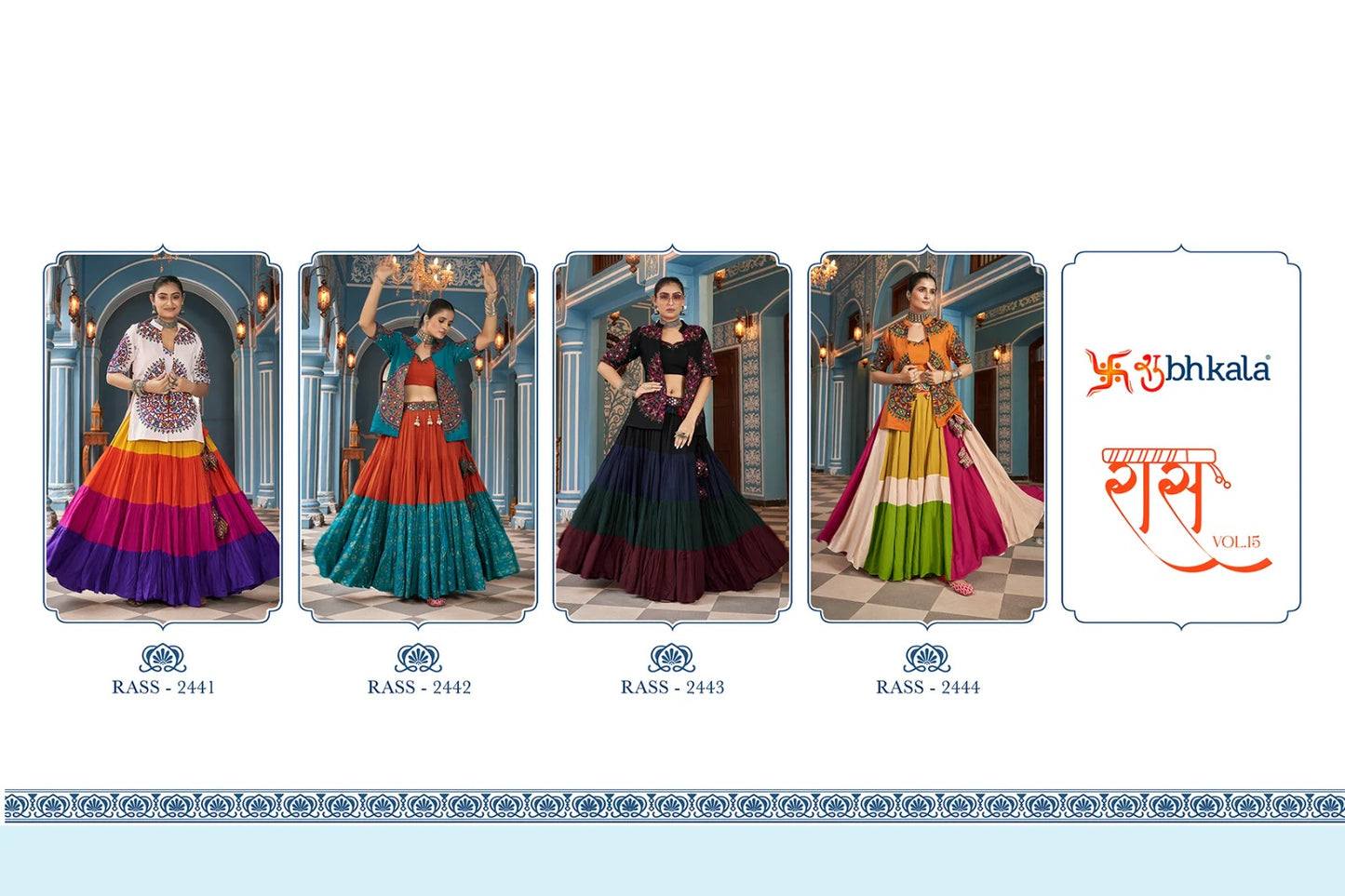 Raas Vol 15 Shubhkala Viscose Rayon Chaniya Choli Exporter