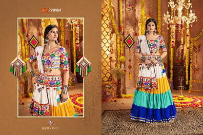 Raas Vol 21 Navratri 2025 Shubhkala Viscose Cotton Chaniya Choli Wholesaler Gujarat