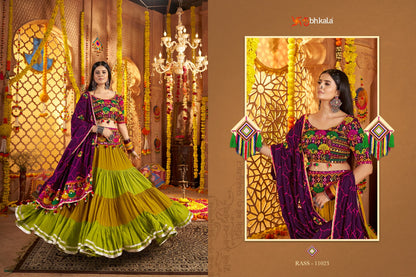 Raas Vol 21 Navratri 2025 Shubhkala Viscose Cotton Chaniya Choli Wholesaler Gujarat