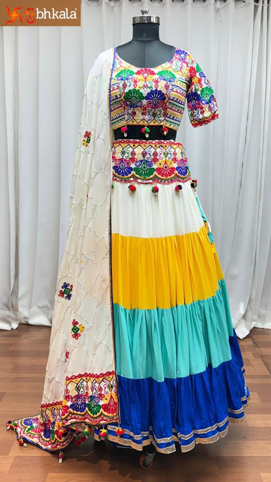 Raas Vol 21 Navratri 2025 Shubhkala Viscose Cotton Chaniya Choli Wholesaler Gujarat