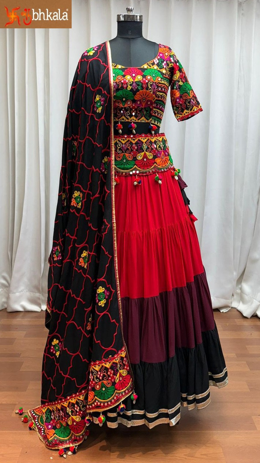 Raas Vol 21 Navratri 2025 Shubhkala Viscose Cotton Chaniya Choli Wholesaler Gujarat