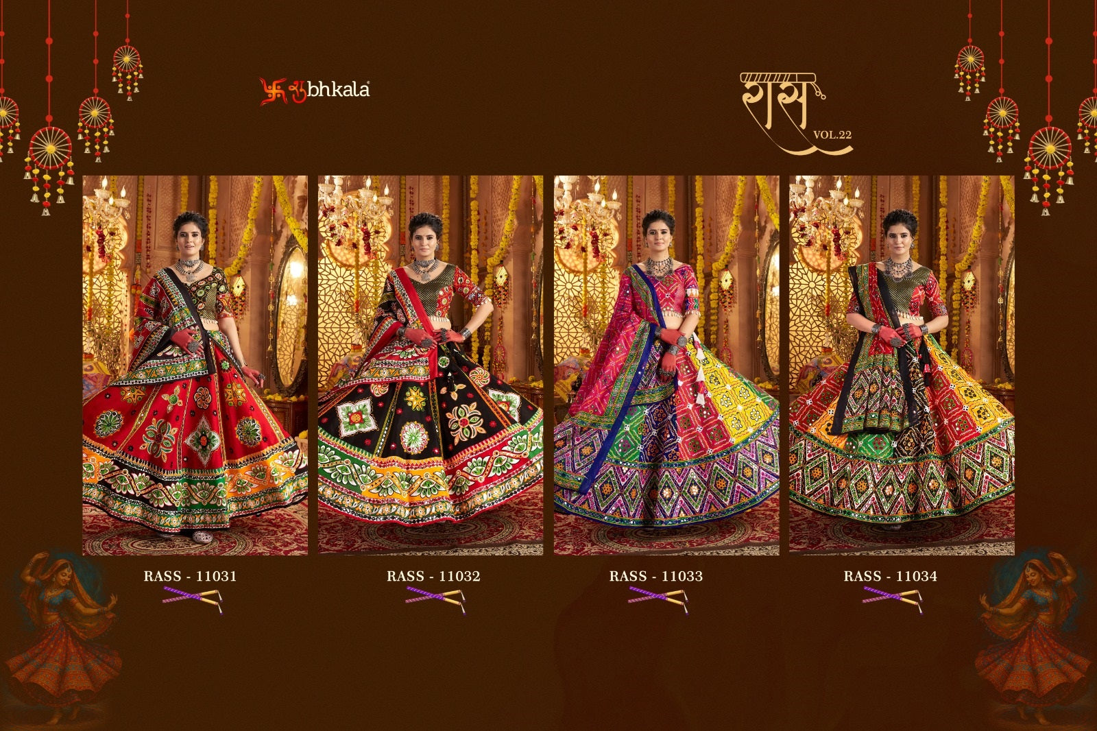 Raas Vol 22 Navratri 2025 Shubhkala Organic Cotton Chaniya Choli Exporter Gujarat