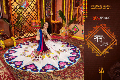 Raas Vol 25 Navratri 2025 Shubhkala Viscose Cotton Chaniya Choli Manufacturer