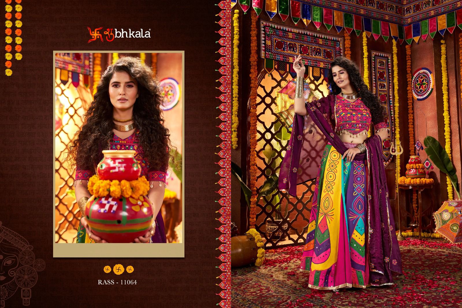 Raas Vol 25 Navratri 2025 Shubhkala Viscose Cotton Chaniya Choli Manufacturer