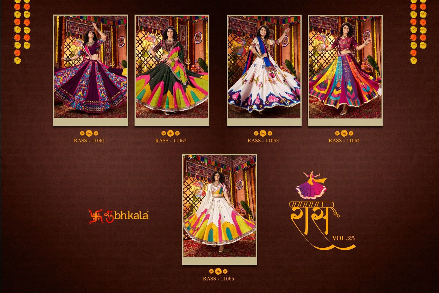 Raas Vol 25 Navratri 2025 Shubhkala Viscose Cotton Chaniya Choli Manufacturer