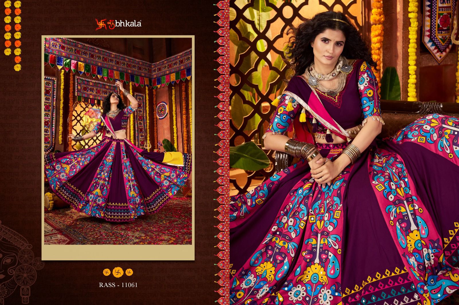 Raas Vol 25 Navratri 2025 Shubhkala Viscose Cotton Chaniya Choli Manufacturer