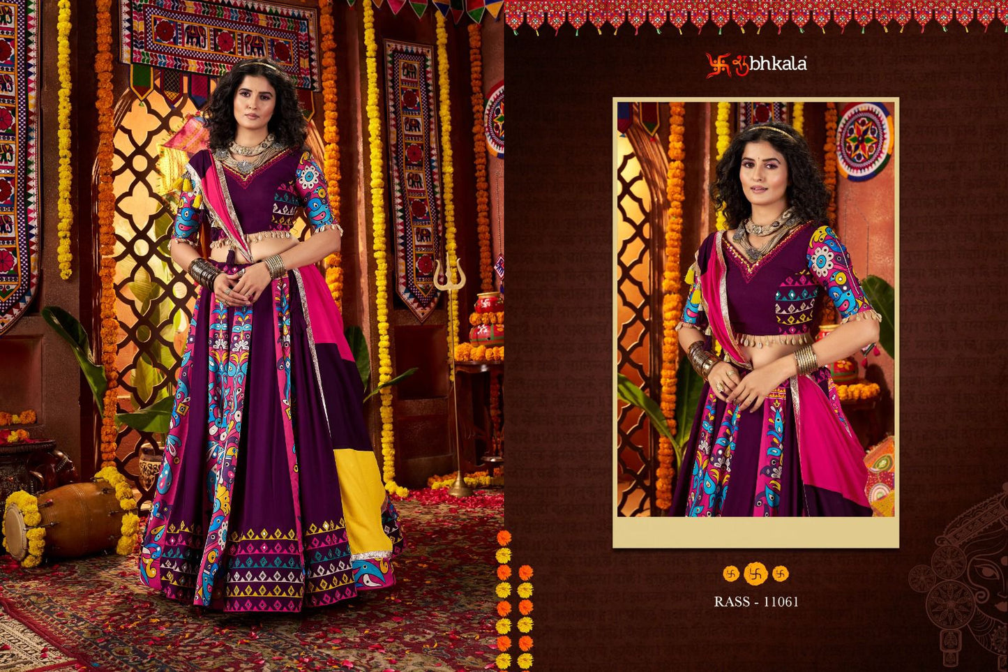 Raas Vol 25 Navratri 2025 Shubhkala Viscose Cotton Chaniya Choli Manufacturer