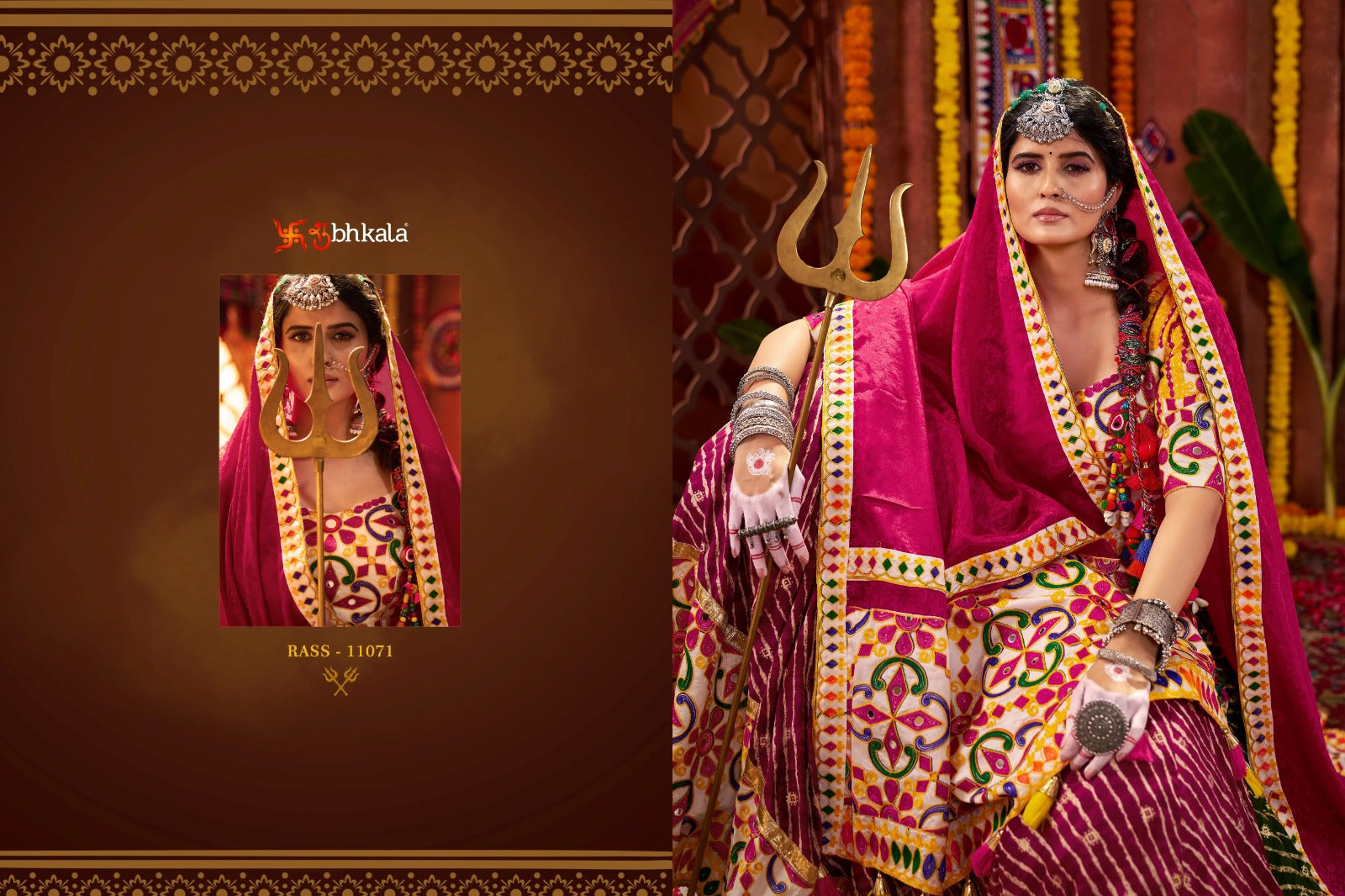 Raas Vol 26 Navratri 2025 Shubhkala Viscose Cotton Chaniya Choli Wholesaler Gujarat