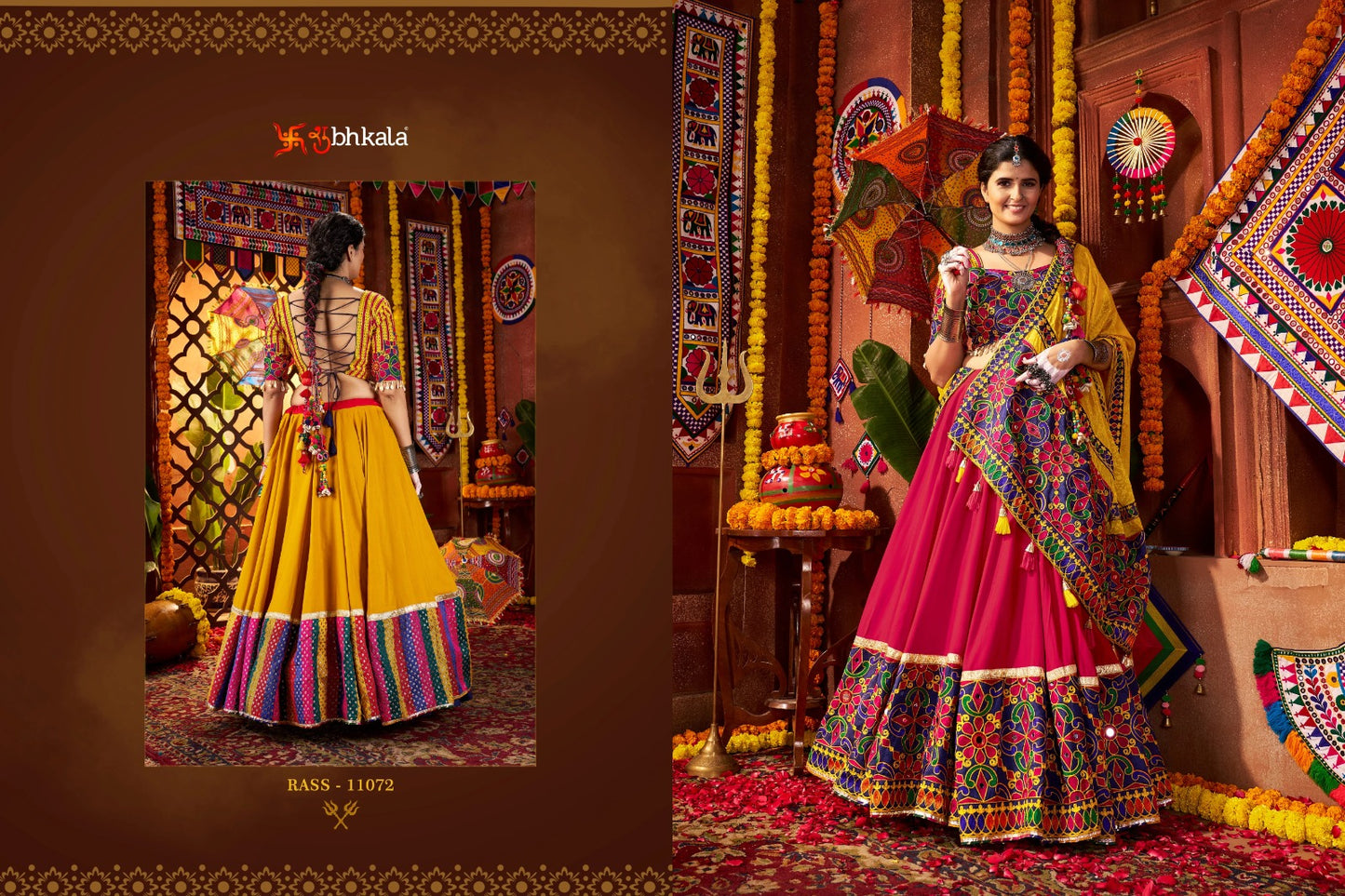 Raas Vol 26 Navratri 2025 Shubhkala Viscose Cotton Chaniya Choli Wholesaler Gujarat
