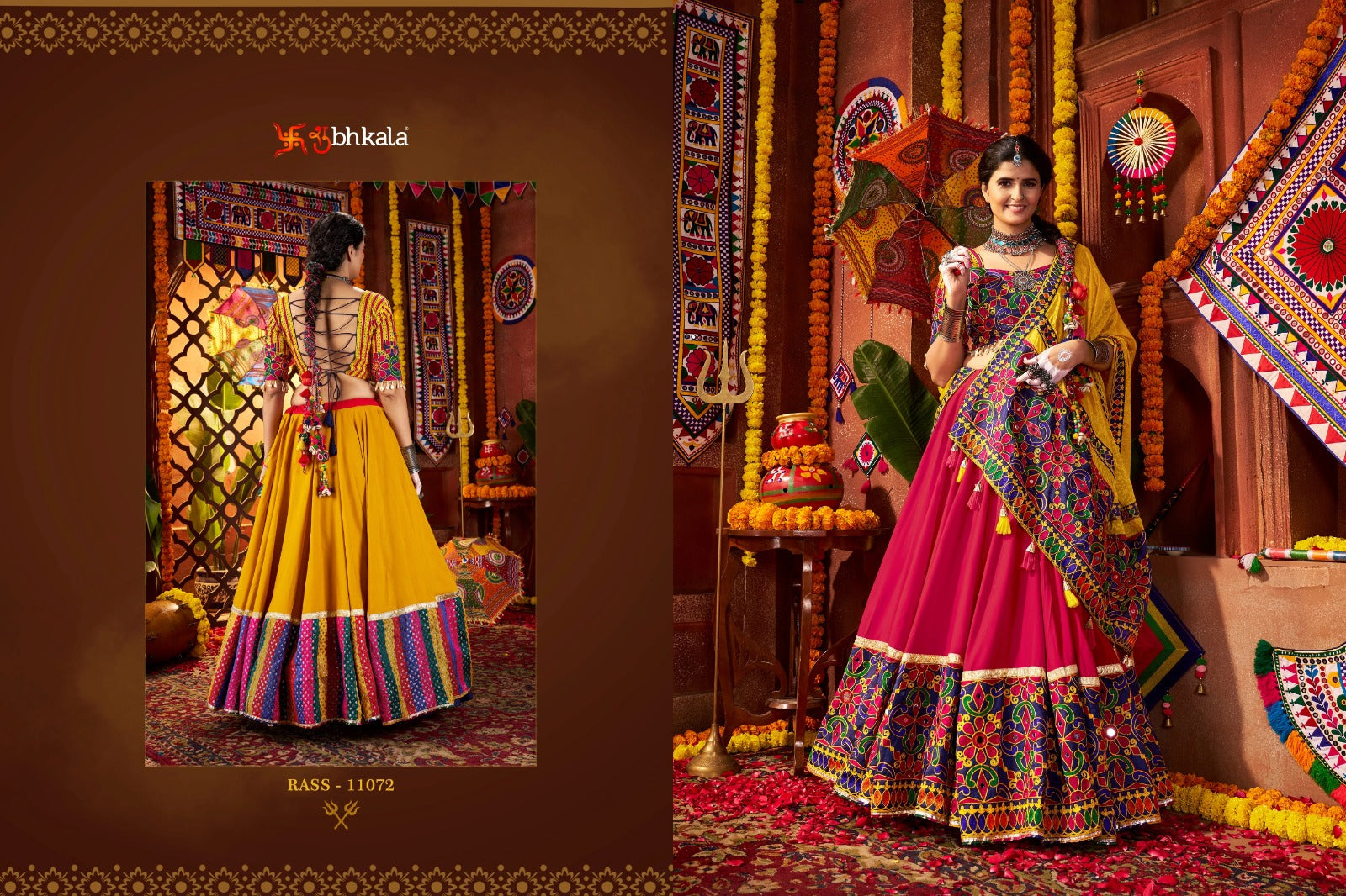 Raas Vol 26 Navratri 2025 Shubhkala Viscose Cotton Chaniya Choli Wholesaler Gujarat