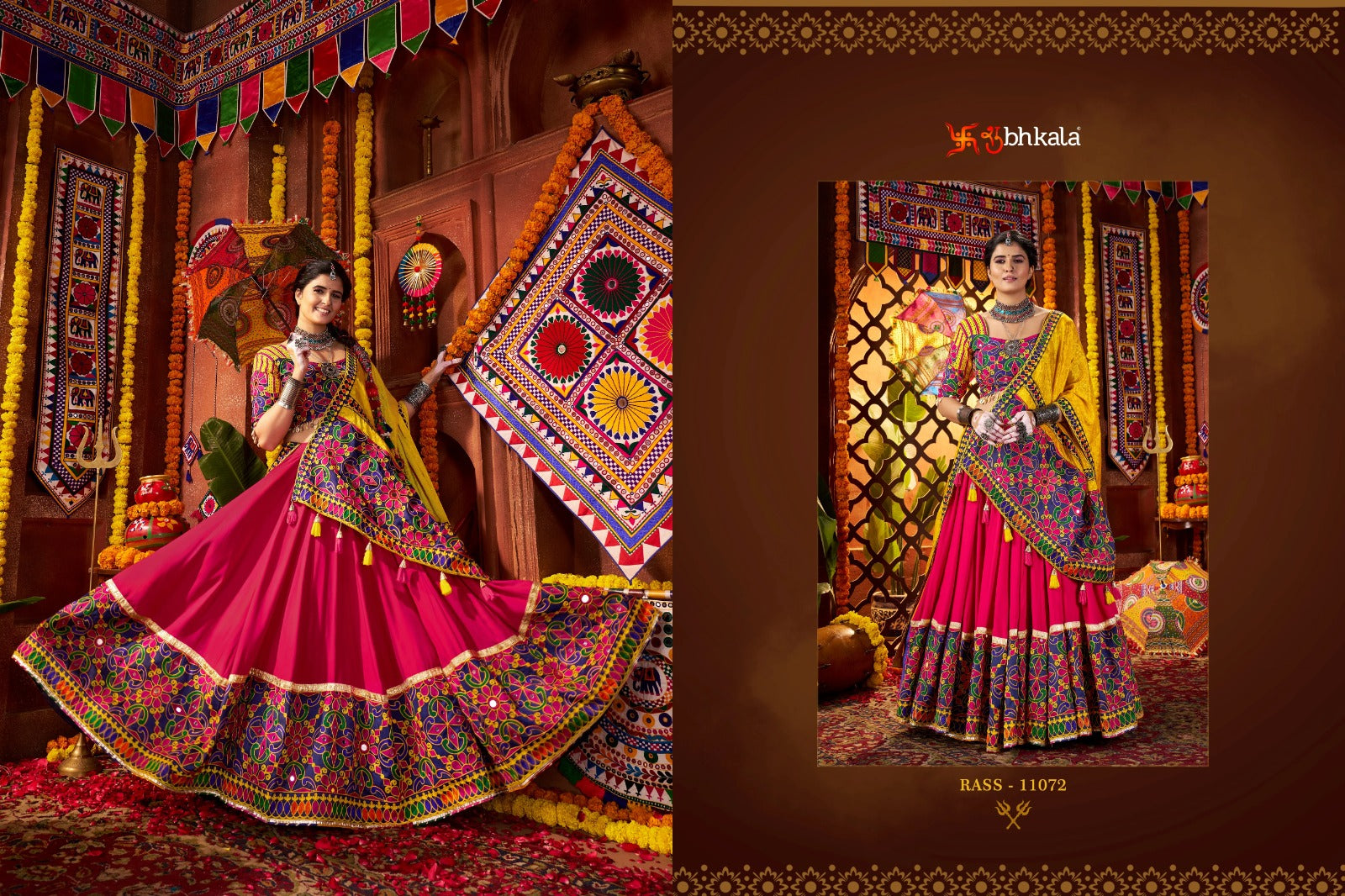Raas Vol 26 Navratri 2025 Shubhkala Viscose Cotton Chaniya Choli Wholesaler Gujarat