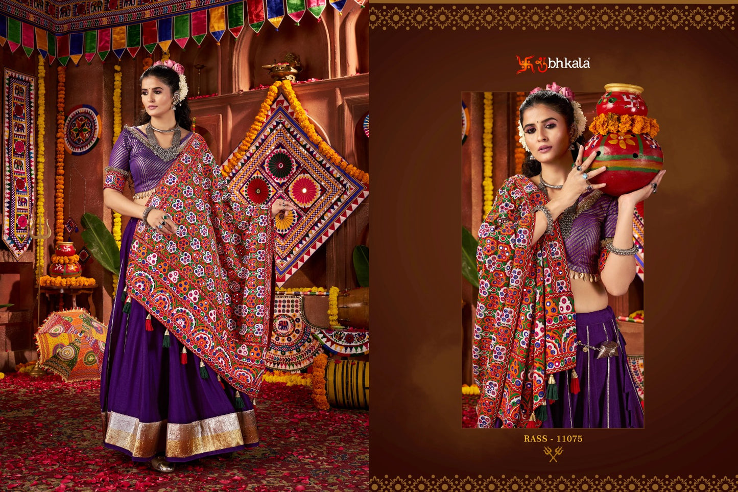 Raas Vol 26 Navratri 2025 Shubhkala Viscose Cotton Chaniya Choli Wholesaler Gujarat