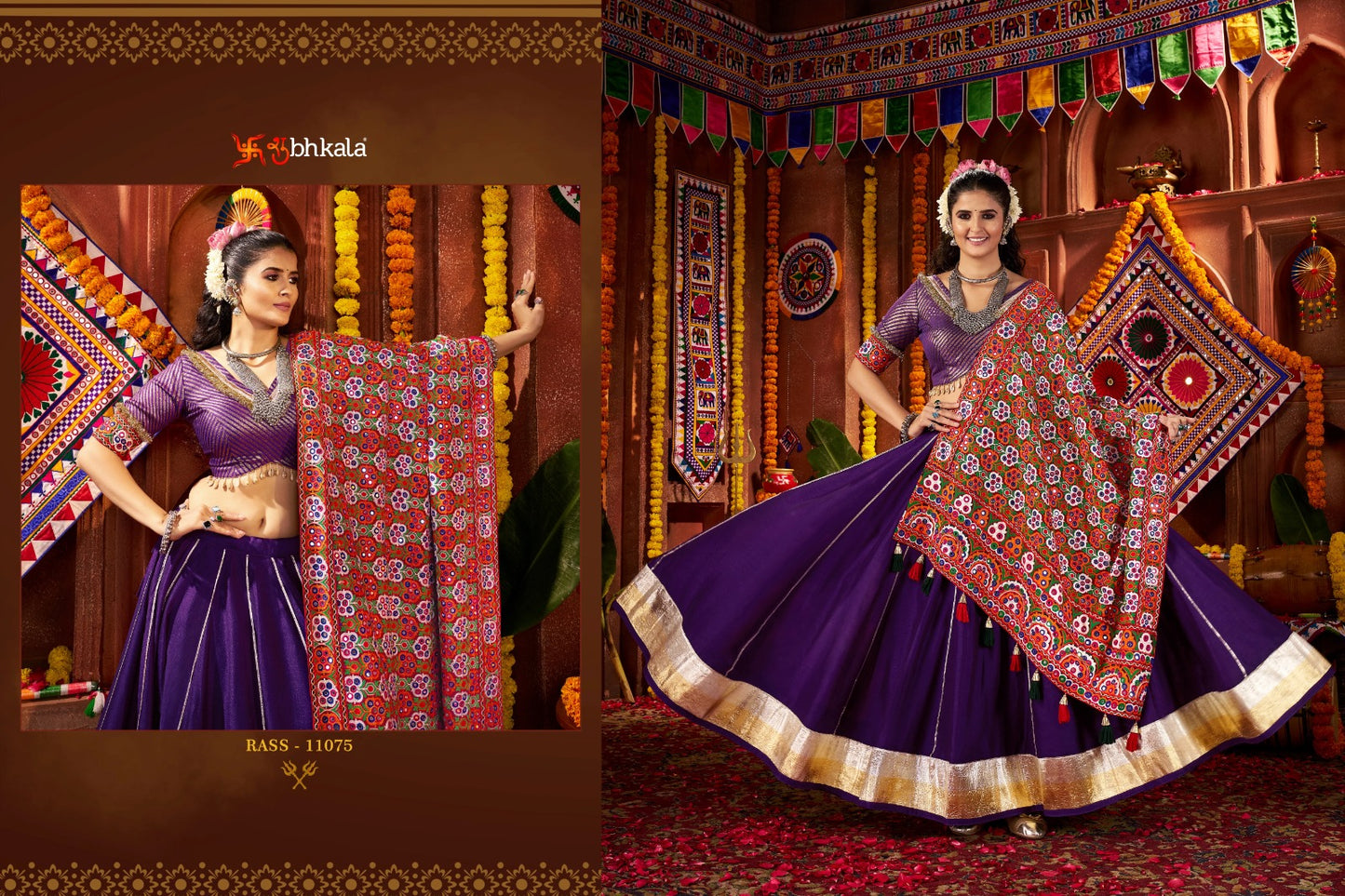 Raas Vol 26 Navratri 2025 Shubhkala Viscose Cotton Chaniya Choli Wholesaler Gujarat