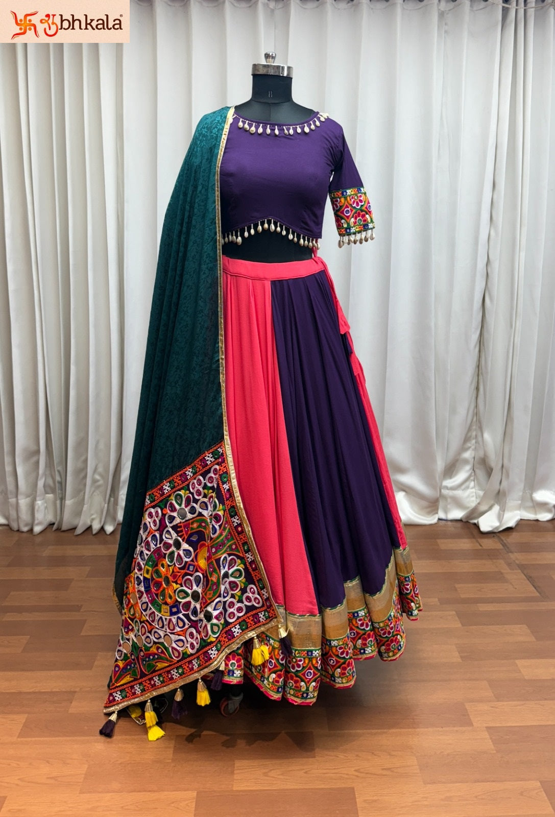Raas Vol 27 Navratri 2025 Shubhkala Viscose Cotton Chaniya Choli Supplier Gujarat
