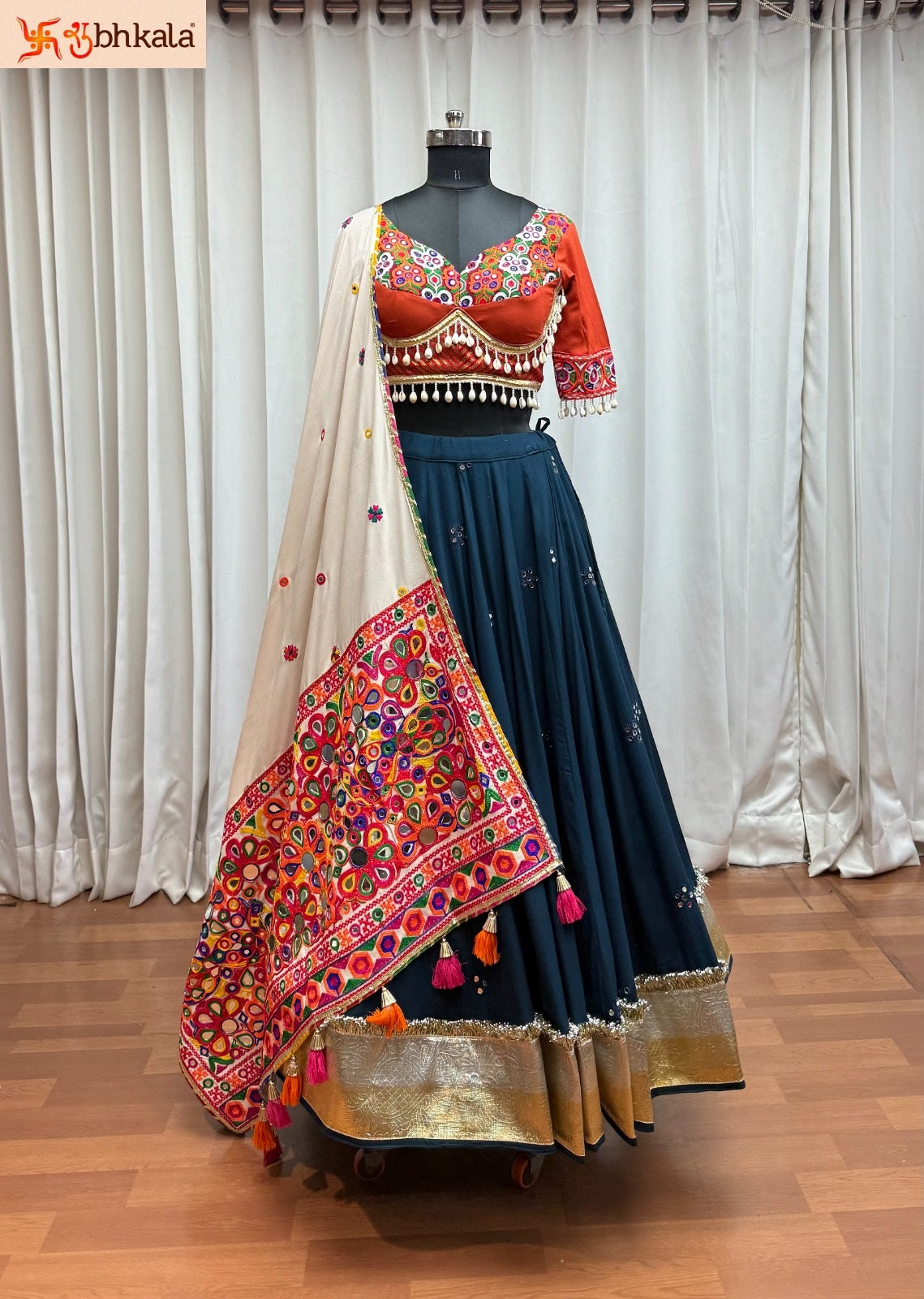 Raas Vol 27 Navratri 2025 Shubhkala Viscose Cotton Chaniya Choli Supplier Gujarat