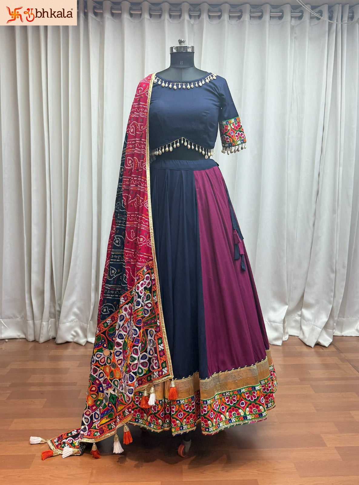 Raas Vol 27 Navratri 2025 Shubhkala Viscose Cotton Chaniya Choli Supplier Gujarat