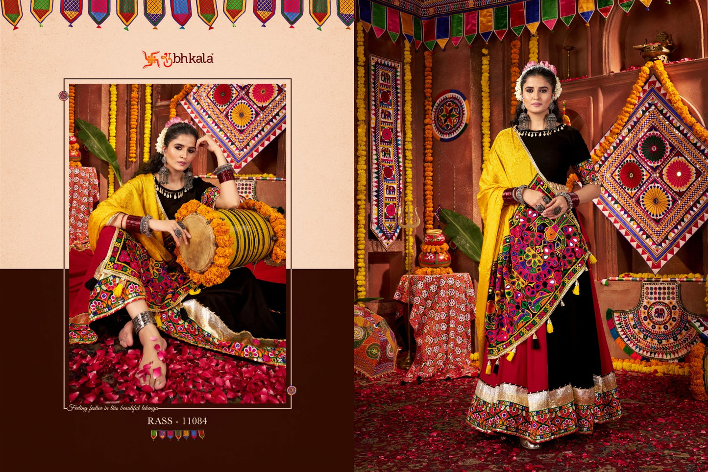 Raas Vol 27 Navratri 2025 Shubhkala Viscose Cotton Chaniya Choli Supplier Gujarat