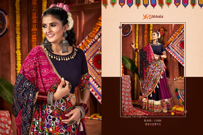 Raas Vol 27 Navratri 2025 Shubhkala Viscose Cotton Chaniya Choli Supplier Gujarat