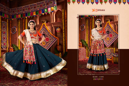 Raas Vol 27 Navratri 2025 Shubhkala Viscose Cotton Chaniya Choli Supplier Gujarat