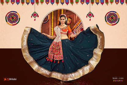 Raas Vol 27 Navratri 2025 Shubhkala Viscose Cotton Chaniya Choli Supplier Gujarat